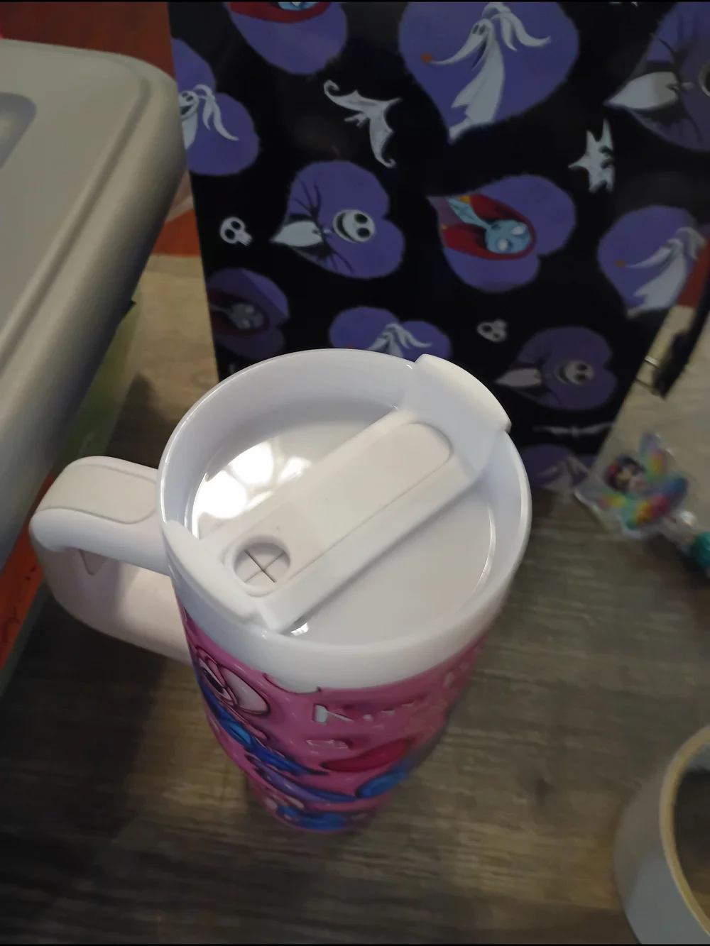 Stitch & Angel Kids Stainless Steel Tumbler with Handle